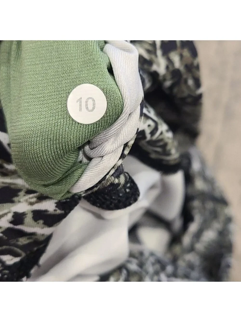 Lululemon Wunder Under Crop Full-On Luxtreme Mini Ripple Desert Olive